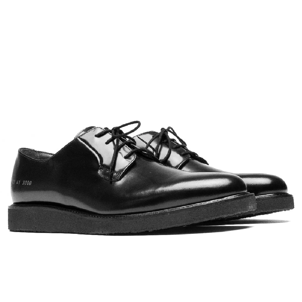 Common Projects Derby Shine - Black/Black 4 Common Projects Derby Shine - Black/Black - Image 2