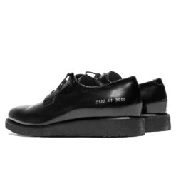 Common Projects Derby Shine - Black/Black 8 Common Projects Derby Shine - Black/Black -Birkenstock Store Common Projects Derby Shine Black Black 2133 3000 12 04 2020 01 4