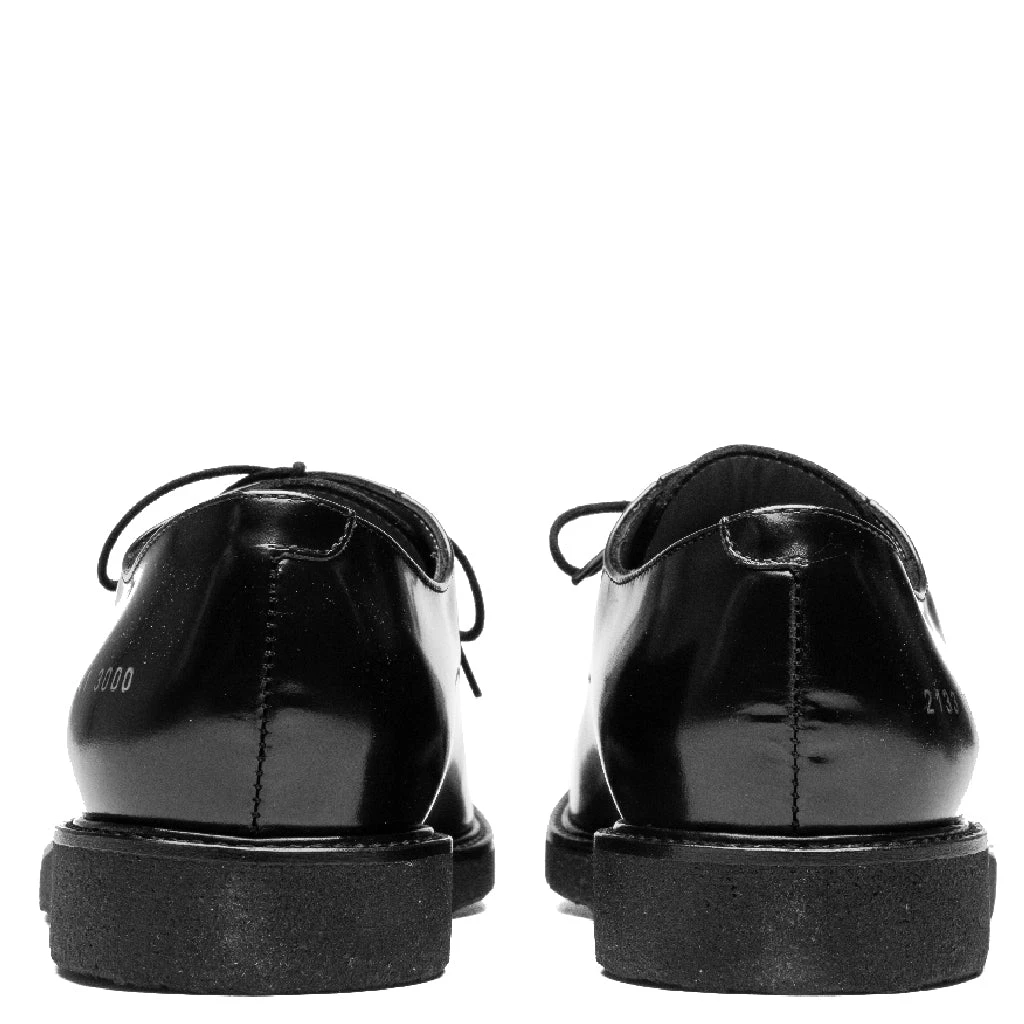 Common Projects Derby Shine - Black/Black 6 Common Projects Derby Shine - Black/Black - Image 4