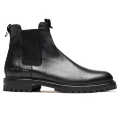 Common Projects Winter Chelsea Bumpy - Black
