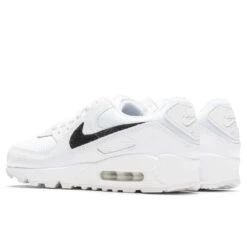 Nike Women's Air Max 90 - White/Black -Birkenstock Store DZ5212 100 Nike Women s Air Max 90 White Black 12 11 22 Feature JM 5