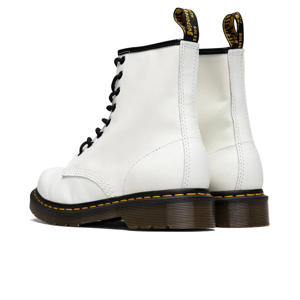 Dr. Martens Women's 1460 Smooth Leather Boots - White 5 Dr. Martens Women's 1460 Smooth Leather Boots - White - Image 3