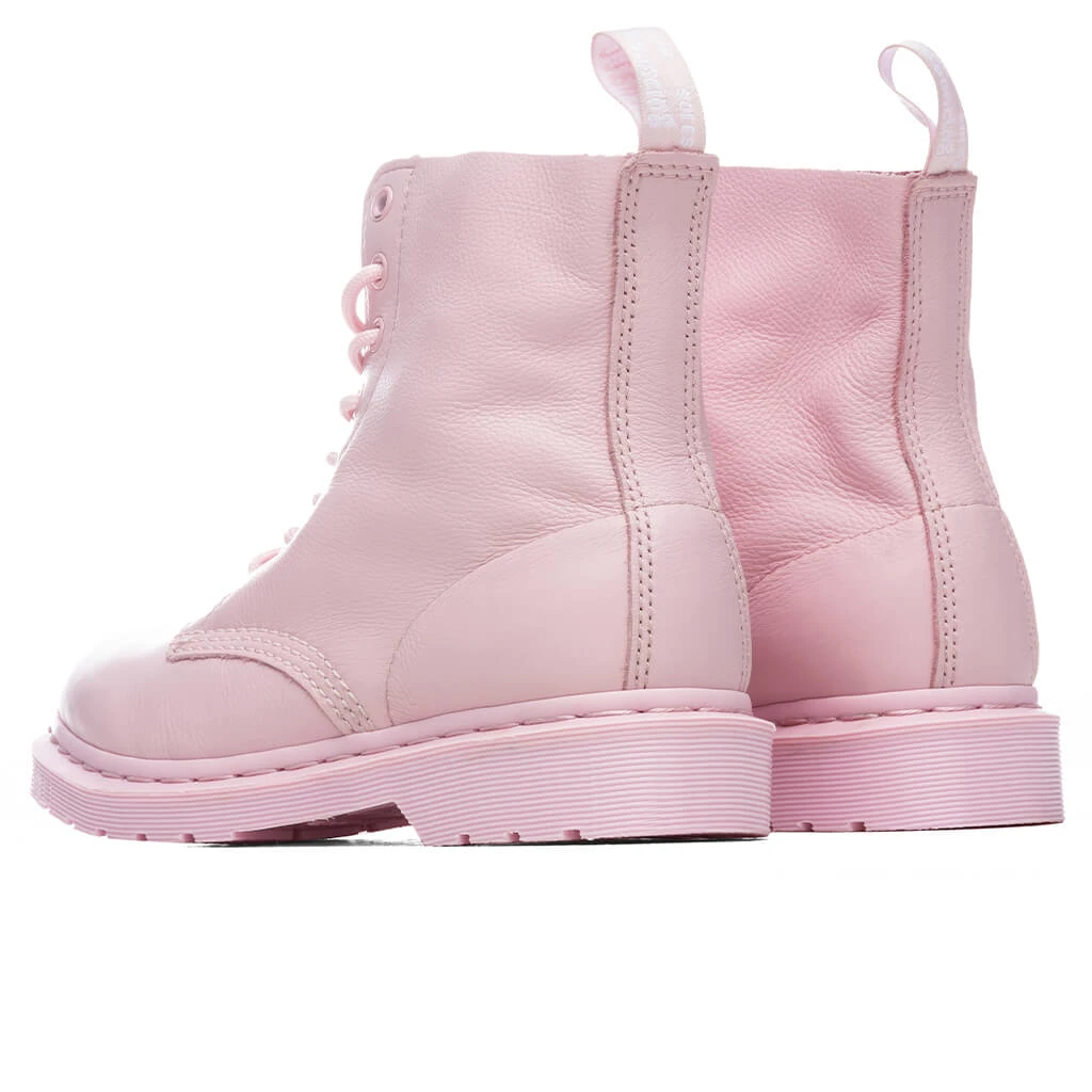 Dr. Martens Women's 1460 Pascal Boot - Chalk Pink Virginia 5 Dr. Martens Women's 1460 Pascal Boot - Chalk Pink Virginia - Image 3