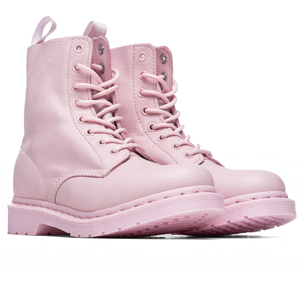Dr. Martens Women's 1460 Pascal Boot - Chalk Pink Virginia 4 Dr. Martens Women's 1460 Pascal Boot - Chalk Pink Virginia - Image 2