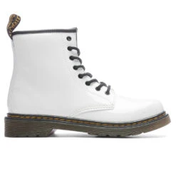 Dr. Martens Women's 1460 Patent Leather Boots - White Patent Lamper