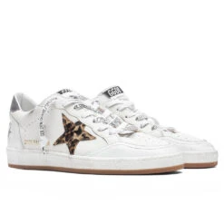 Golden Goose Ball Star - White/Beige Brown/Black Leo -Birkenstock Store Golden Goose Ball Star White Beige Brown Black Leo GMF00117.F002504.10889 01 21 2022 01 2