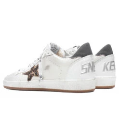 Golden Goose Ball Star - White/Beige Brown/Black Leo -Birkenstock Store Golden Goose Ball Star White Beige Brown Black Leo GMF00117.F002504.10889 01 21 2022 01 3