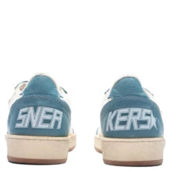 Golden Goose Women's Ball Star Nabuk Star - Petroleum/Dirty White -Birkenstock Store Golden Goose Sneakers Ball Star Nabuk Star Petroleum Dirty White GWF00117.F004181.82176 09 15 23 Feature KN 6