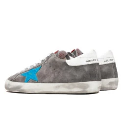 Golden Goose Super-Star Sneakers - Grey/Turquoise 8 Golden Goose Super-Star Sneakers - Grey/Turquoise -Birkenstock Store Golden Goose Sneakers Superstar Grey Turquoise GMF00101.F000339.60253 12 12 2020 01 3