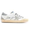 Golden Goose Women's Superstar Toe Star And Spur - White/Taupe/Silver -Birkenstock Store Golden Goose Sneakers Superstar Toe Star and Spur White Taupe Silver GWF00175.F004126.10876 09 15 23 Feature KN
