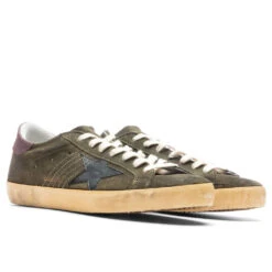 Golden Goose Super-Star Sneakers - Green/Black/Bordeaux -Birkenstock Store Golden Goose Super Star Green Black Bordeaux GMF00101.F003178.35810 05 21 23 Feature JP 4