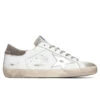 Golden Goose Super-Star Sneakers - White Ice/Silver -Birkenstock Store Golden Goose Super Star White Ice Silver Dark GMF00101.F001149.10511 02 27 2021 01