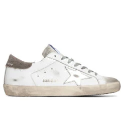 Golden Goose Super-Star Sneakers - White Ice/Silver
