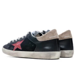 Golden Goose Super-Star Sneakers - Black/Red/Beige -Birkenstock Store Golden Goose Superstar Black Red Beige GMF00103.F002026.90280 08 28 2021 01 4
