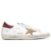 Golden Goose Super-Star Sneakers - White/Cappuccino/Bordeaux 1 Golden Goose Super-Star Sneakers - White/Cappuccino/Bordeaux -Birkenstock Store Golden Goose Superstar Leather Upper and Heel Suede Star White Cappuccino Bordeaux GMF00101.F000365.10288 10 28 2020 01