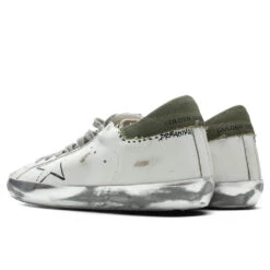 Golden Goose Super-Star Sneakers - White/Military Green -Birkenstock Store Golden Goose Superstar White Military Green GMF00270.F002544.10781 01 16 2022 01 3