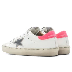 Golden Goose Women's Hi Star - White/Lobster Fluorescent -Birkenstock Store Golden Goose Women s Hi Star White Lobster Fluorescent GWF00118.F002450.81490 3