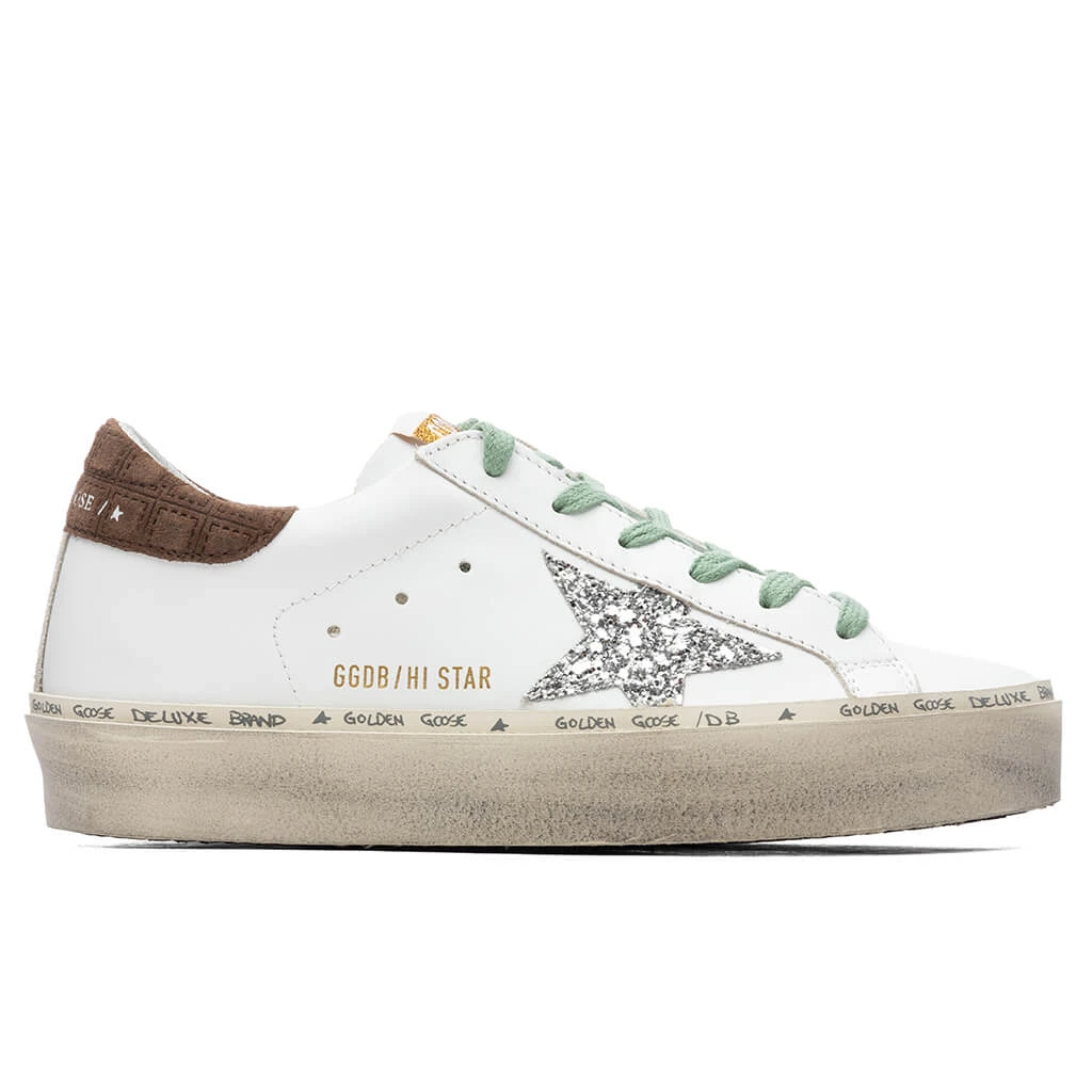 Golden Goose Women's Hi Star - White/Silver 3 Golden Goose Women's Hi Star - White/Silver
