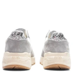 Golden Goose Women's Leather Star Running Sole - Silver/White/Cream -Birkenstock Store Golden Goose Women s Leather Star Running Sole Silver White Cream GWF00126.F004174.60405 09 15 23 Feature KN 6