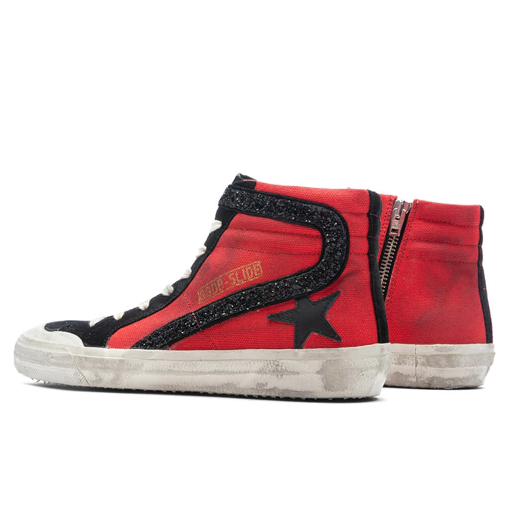 Golden Goose Women's Leather Star Slide Penstar - Red/Black 5 Golden Goose Women's Leather Star Slide Penstar - Red/Black - Image 3