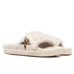 Golden Goose Women's Shearling Poolstar - Beige/Brown Black Leo -Birkenstock Store Golden Goose Women s Shearling Poolstar Beige Brown Black Leo GWF00200.F003469.15386 10 08 22 Feature JM 2