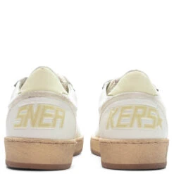 Golden Goose Women's Sneakers Leather Nappa Ball Star - Clear Yellow/White -Birkenstock Store Golden Goose Women s Sneakers Leather Nappa Ball Star Clear Yellow White GWF00117.F004151.11388 09 15 23 Feature KN 6