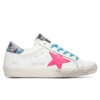 Golden Goose Women's Super-Star Sneakers - Milk/Fuchsia Fluorescent -Birkenstock Store Golden Goose Women s Super Star Milk Fuchsia Fluorescent GWF00101.F000226.80249 02 27 2021 01