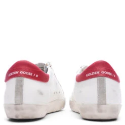 Golden Goose Women's Super-Star Penstar - White/Silver/Red -Birkenstock Store Golden Goose Women s Super Star Penstar White Silver Red GWF00107.F003167.11183 12 28 22 Feature VR 6