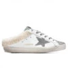 Golden Goose Women's Super-Star Sabot - White/Silver/Dark Grey -Birkenstock Store Golden Goose Women s Super Star Sabot White Silver Dark Grey GWF00110.F002570.81533 01 21 2022 01