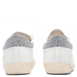 Golden Goose Women's Super-Star Sneakers - White/Silver 9 Golden Goose Women's Super-Star Sneakers - White/Silver -Birkenstock Store Golden Goose Women s Super Star Sneakers White Silver GWF00101.F003354.80185 10 08 22 Feature JM 4
