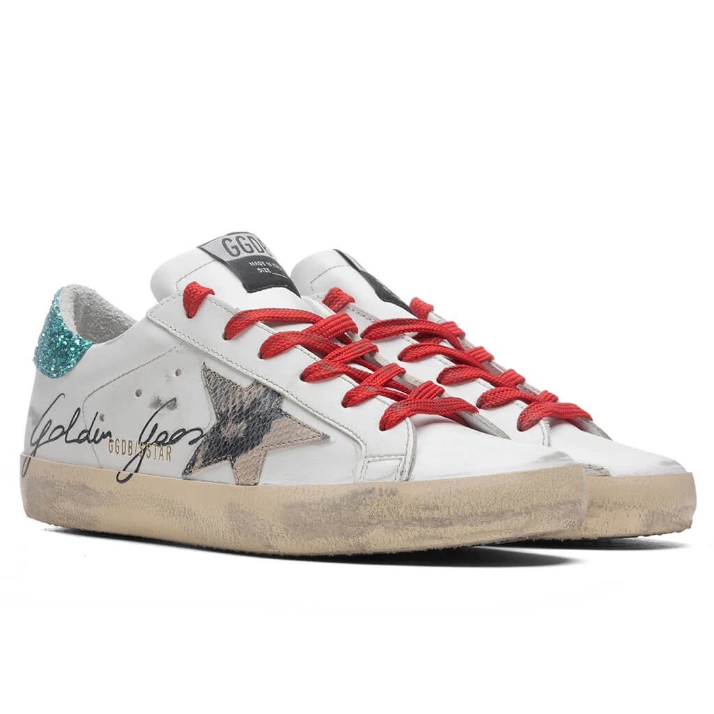 Golden Goose Women's Super-Star Sneakers - White/Beige Grey Phyton 4 Golden Goose Women's Super-Star Sneakers - White/Beige Grey Phyton - Image 2