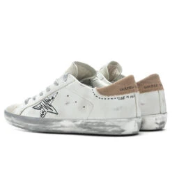 Golden Goose Women's Super-Star Sneakers - White/Ice/Beige -Birkenstock Store Golden Goose Women s Super Star White Ice Beige GWF00270.F002479.81504 3
