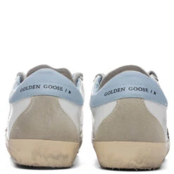 Golden Goose Women's Super-Star Sneakers - White/Ice/Powder Blue -Birkenstock Store Golden Goose Women s Super Star White Ice Powder Blue GWF00102.F002569.10588 11 28 2021 01 4