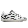 Golden Goose Women's Super-Star Sneakers - White Silver/Black Flag -Birkenstock Store Golden Goose Women s Super Star White Silver Black Flag GWF00106.F001254.10537 03 18 2021 01 2