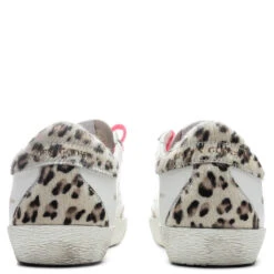 Golden Goose Women's Super-Star Sneakers - White/Silver/Cream Leopard -Birkenstock Store Golden Goose Women s Super Star White Silver Cream Leopard GWF00102.F002472.10881 11 21 2021 01 4