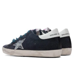 Golden Goose Women's Super-Star Sneakers - Black/Silver/White -Birkenstock Store Golden Goose Women s Superstar Black Silver White GWF00101.F001952.90178.FS 08 28 2021 01 3