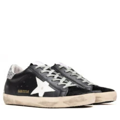 Golden Goose Women's Super-Star Sneakers - Black/White/Silver 7 Golden Goose Women's Super-Star Sneakers - Black/White/Silver -Birkenstock Store Golden Goose Women s Superstar Black White Silver GWF00102.F000716.90220 12 12 2020 01 2