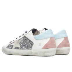 Golden Goose Women's Super-Star Sneakers - Silver/White/Ice -Birkenstock Store Golden Goose Women s Superstar Silver White Ice GWF00104.F000284.80287 02 04 2021 01 4