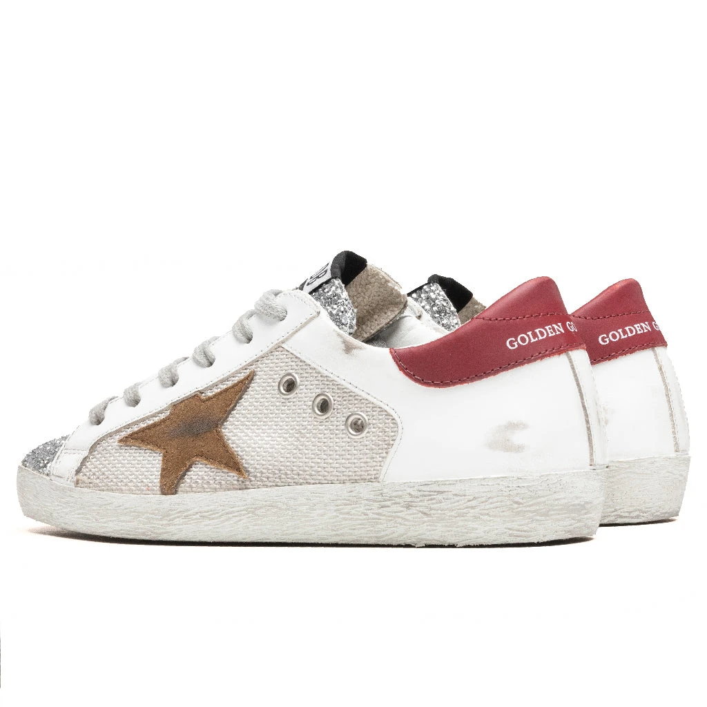 Golden Goose Women's Super-Star Sneakers - Silver/White/Tobacco 5 Golden Goose Women's Super-Star Sneakers - Silver/White/Tobacco - Image 3
