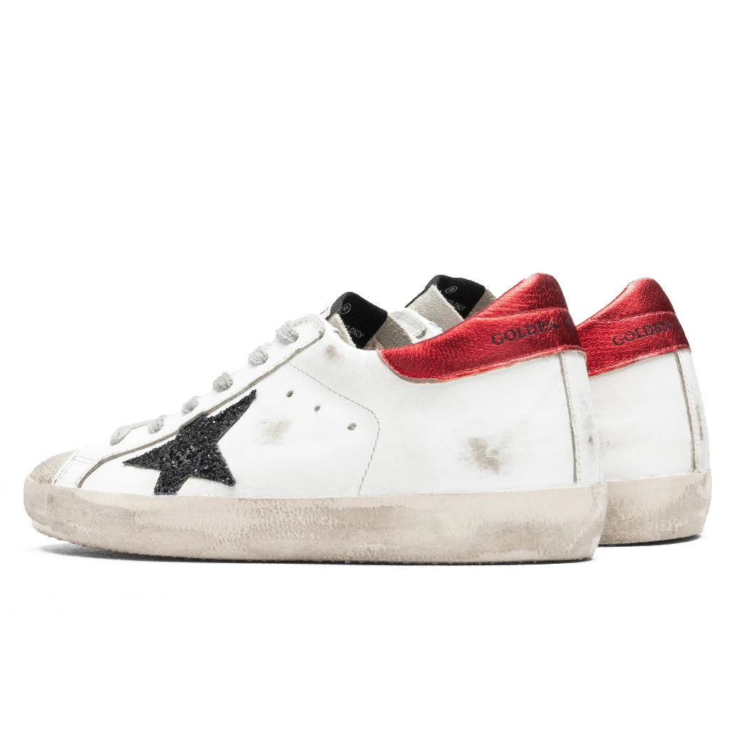 Golden Goose Women's Super-Star Sneakers - White/Ice/Black/Red 4 Golden Goose Women's Super-Star Sneakers - White/Ice/Black/Red - Image 2