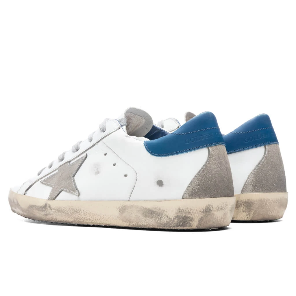 Golden Goose Women's Super-Star Sneakers - White/Ice/Blue 5 Golden Goose Women's Super-Star Sneakers - White/Ice/Blue - Image 3
