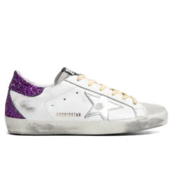 Golden Goose Women's Super-Star Sneakers - White/Ice/Silver/Purple