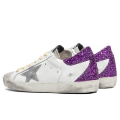 Golden Goose Women's Super-Star Sneakers - White/Ice/Silver/Purple 8 Golden Goose Women's Super-Star Sneakers - White/Ice/Silver/Purple -Birkenstock Store Golden Goose Women s Superstar White Ice Silver Purple GWF00102.F000251.10256 02 02 2021 01 3