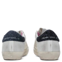 Golden Goose Women's Super-Star Sneakers - White/Light Blue/Dark Blue -Birkenstock Store Golden Goose Women s Superstar White Light Blue Dark Blue GWF00103.F001903.10729 08 28 2021 01 5