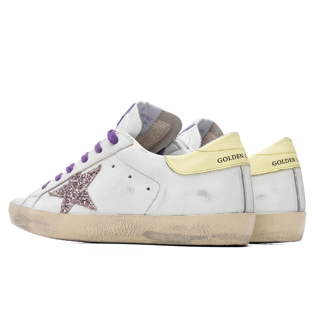Golden Goose Women's Super-Star Sneakers - White/Pink 5 Golden Goose Women's Super-Star Sneakers - White/Pink - Image 3