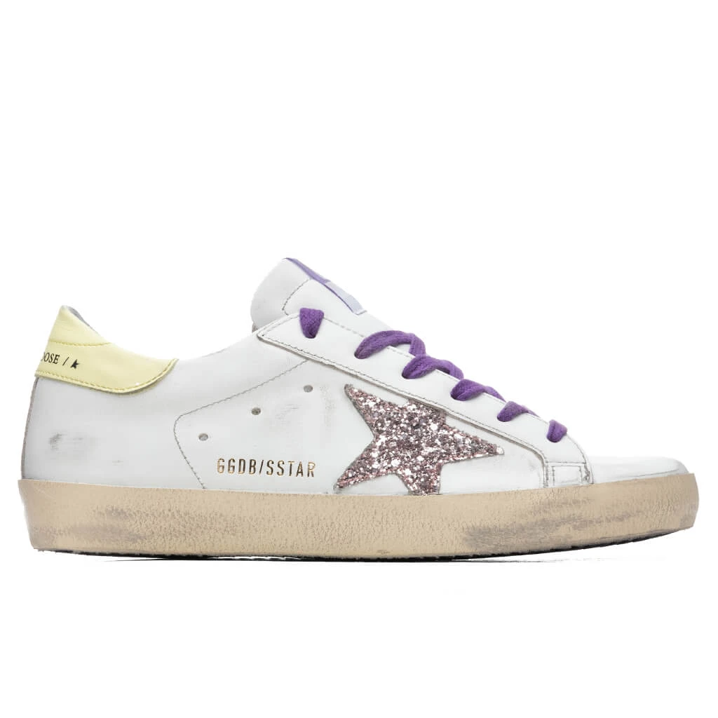 Golden Goose Women's Super-Star Sneakers - White/Pink 3 Golden Goose Women's Super-Star Sneakers - White/Pink