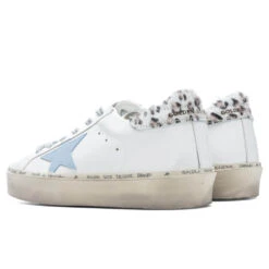 Golden Goose Women's Hi Star - White/Powder Blue/Cream Leopard -Birkenstock Store Golden Goose Womens Hi Star White Powder Blue Cream Leopard GWF00118.F002441.10871 12 29 2021 01 3