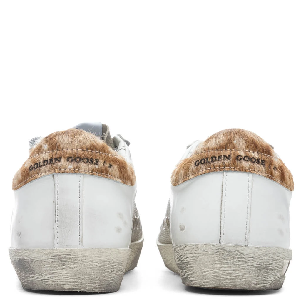 Golden Goose Women's Super-Star Sneakers - Light Silver/White/Taupe 6 Golden Goose Women's Super-Star Sneakers - Light Silver/White/Taupe - Image 4