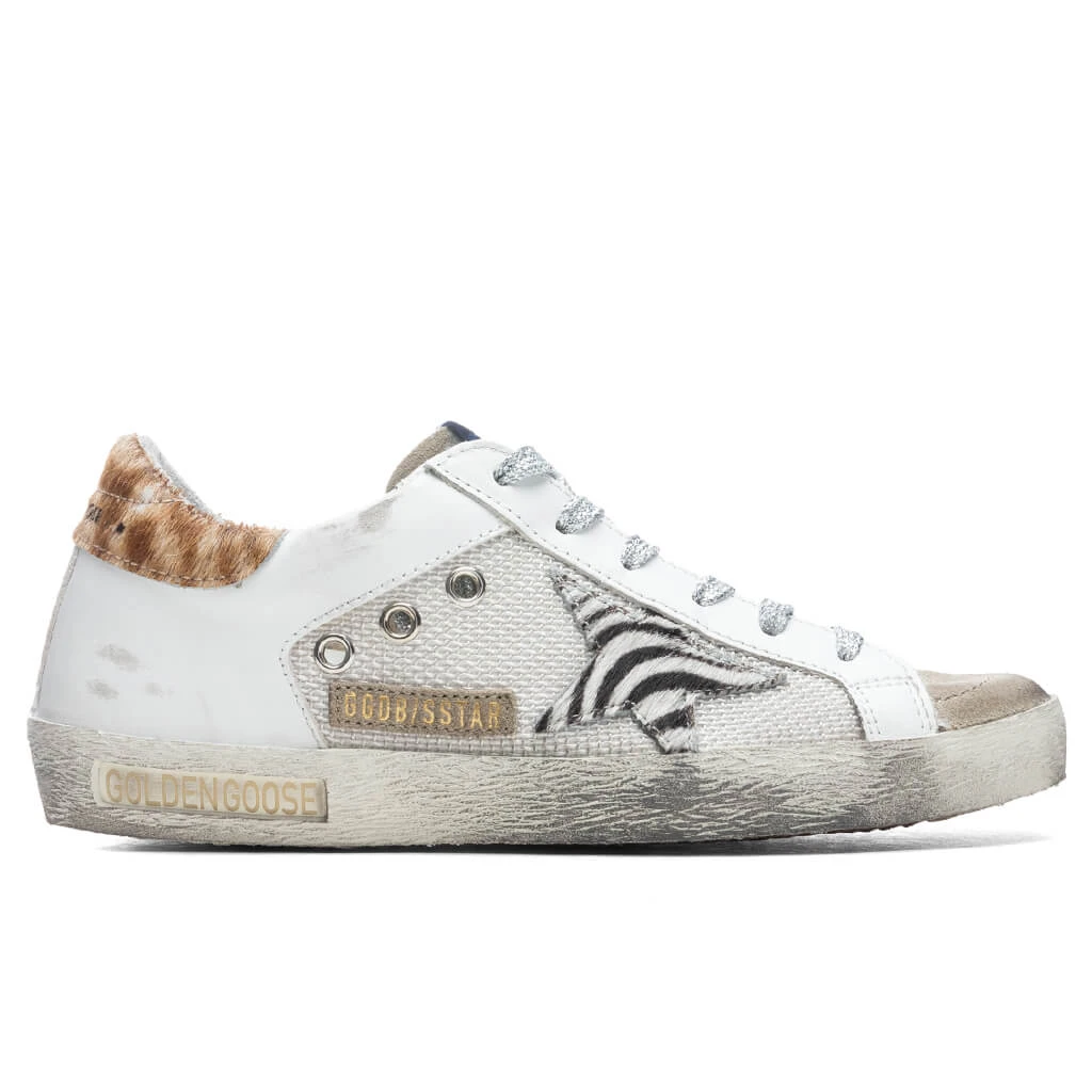 Golden Goose Women's Super-Star Sneakers - Light Silver/White/Taupe 3 Golden Goose Women's Super-Star Sneakers - Light Silver/White/Taupe