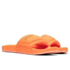 Fabric Slider - Orange/No Color V2 -Birkenstock Store Heron Preston Fabric Slider Orange No Color V2 HMIC002C99FAB0022000 12 11 22 Feature JM 4